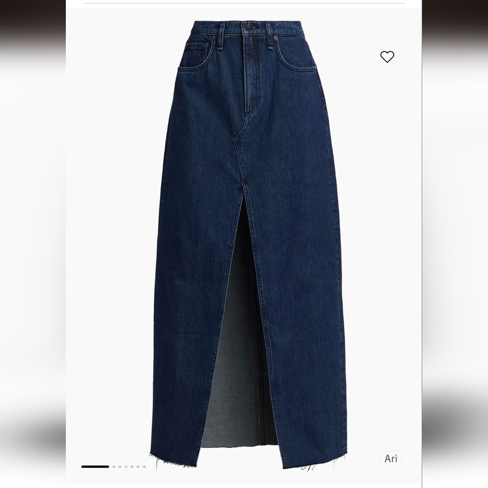 Rag & Bone Avery maxi skirt in Ari Sz 27 NWT